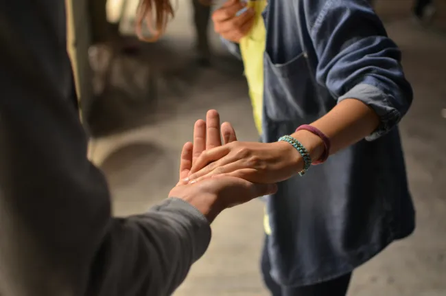 Become a volunteer - photo by Marianne Bos on Unsplash